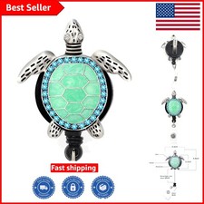 Durable Metal Sea Turtle Retractable ID Holder - Aquamarine for Healthcare Pros