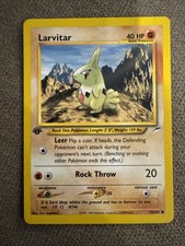 Pokemon Card - Larvitar Neo Destiny 70/105 1st Edition Common Lightly Played LP on eBay