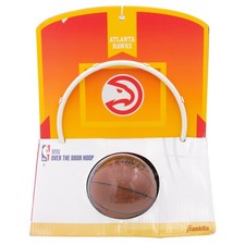 Franklin Sports NBA Atlanta Hawks Mini Over the Door Basketball Hoop  Ball