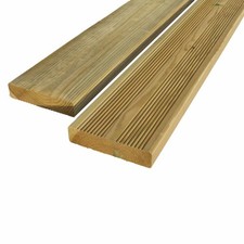 Trittbrett 120 cm Holz geriffelt 28 cm Stufentiefe 6er Pack