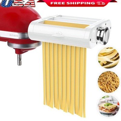 3-in-1 Pasta Maker Attachment Kit KitchenAid Stand Mixer Pasta Roller Cutter Set