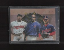 1996 Select 1 Manny Ramirez / Albert Belle / Carlos Baerga Team Nucleus