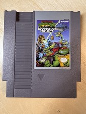TMNT III The Manhattan Project NES - Authentic Cartridge & Sleeve - Great Label!