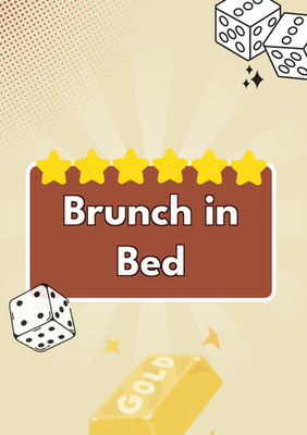 Brunch in Bed - 6 star card - Set 19 Monopoly Go