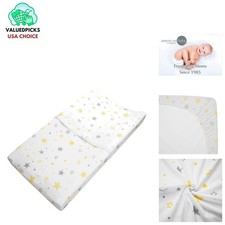 Adorable Baby Changing Table Pad Cover in Golden Yellow - Machine Washable