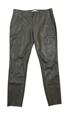RAFFAELLO ROSSI Resa Vegan Leather Pant EU40(L) Dark Gray Skinny Edgy Minimalist