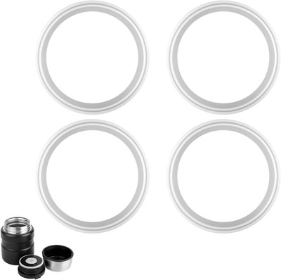 4Pcs Replacement Gaskets for Thermos Stainless King Food Jar - BPA Free O-Rings