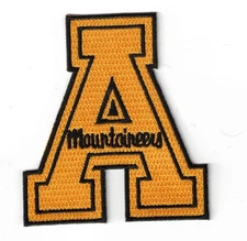 Appalachian State Mountainers Embroidered 3in Iron / Sew-On Patch