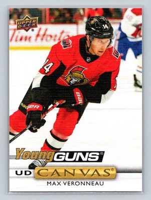 2019-20 Upper Deck #C101 Max Veronneau UD Canvas