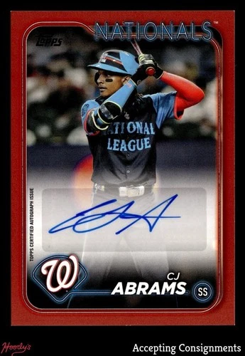CJ Abrams 2024 Topps CJ Abrams Red