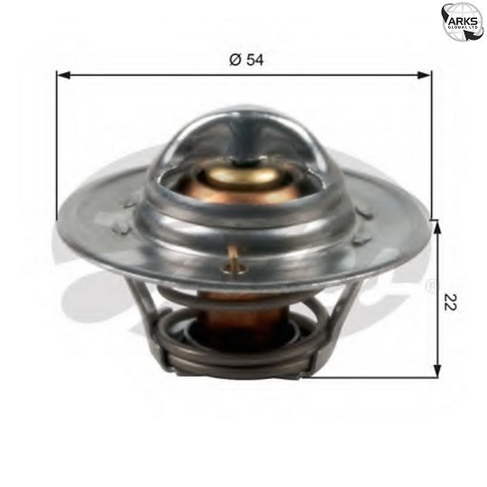 Coolant Thermostat fits FORD ESCORT Mk4, Mk5, Mk6 1.1 1.3 85 to 97 Gates 1472378 - Image 18