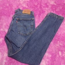 Levi's 502 Regular Taper Jeans Mens 31x32 Blue Denim Stretch Pants product image