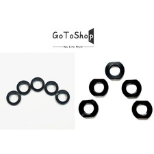 10 Pcs Crush Washer Jam Nut 1/2x28 TPI Black Steel for .22 223 5.56