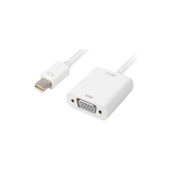 Sharkoon Bianco Mini Dp Zu Vga (0.15 M), Cavo Video, - Immagine 2