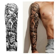 16 Large Temporary Tattoo Sheets for Men and Women