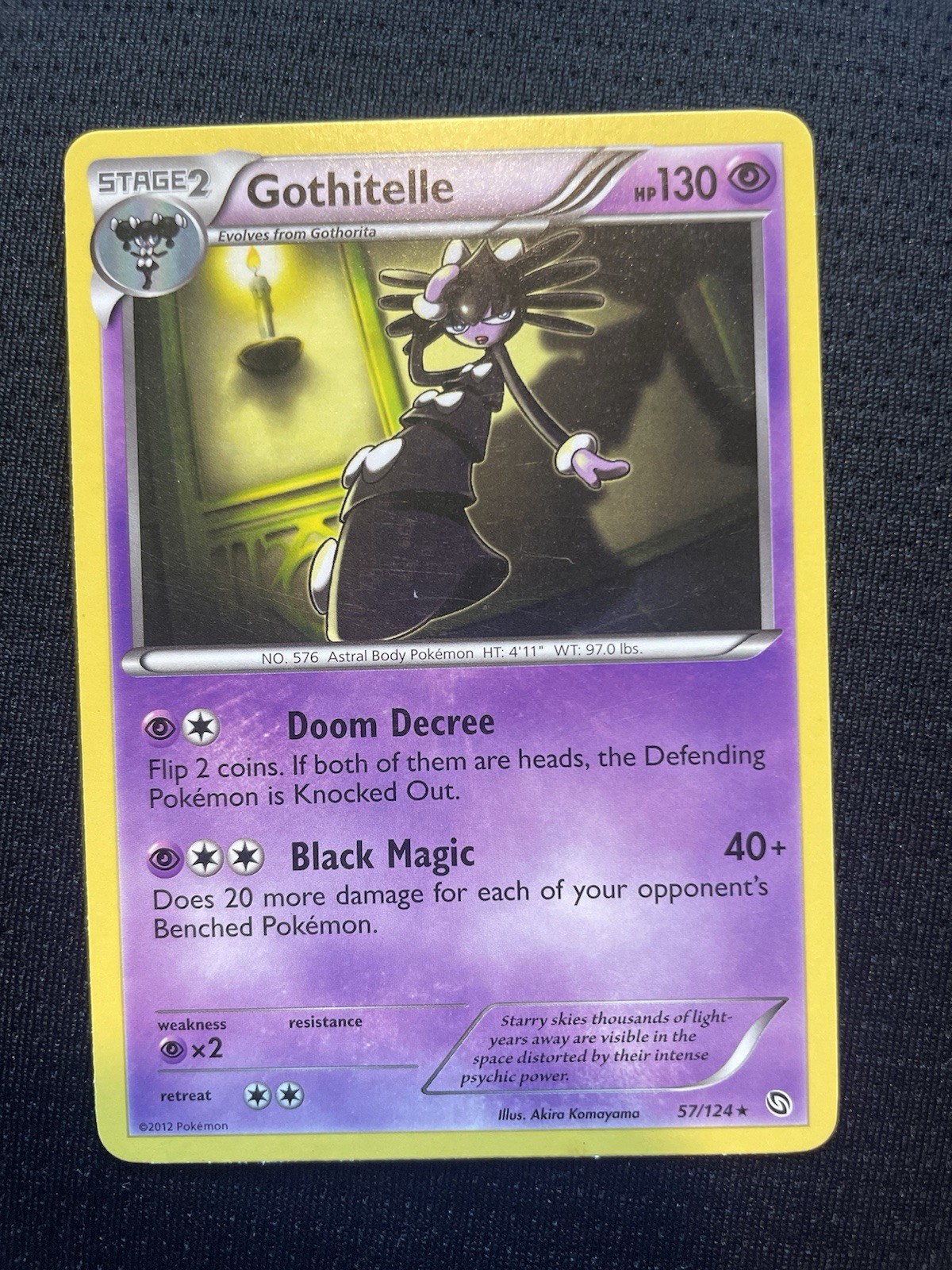 Gothitelle 57/124 Dragons Exalted Regular NM Condition