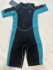 Hevto Kids 2mm Wetsuit Shorty Unisex Front Zip Size 13 2b 