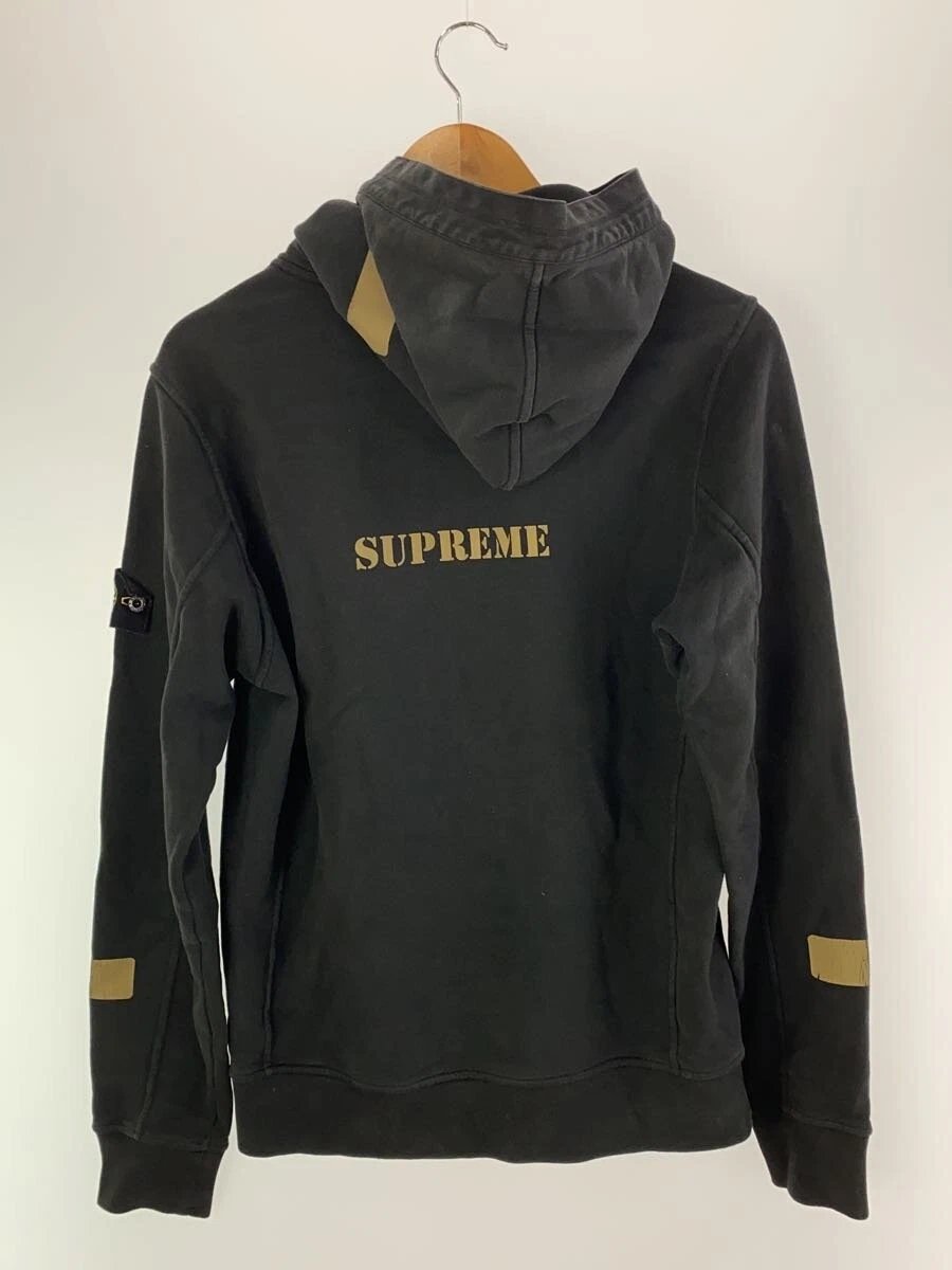 Felpa con cappuccio Supreme × STONE ISLAND nera S usata