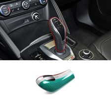 Tricolor Carbon Fiber Gear Shifter Trim Cover Fits Alfa Romeo Giulia 2020-2025