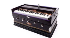 BINA Standard Harmonium in Black - 39 keys 3.25 octave Double Bellow 5 Stoppers