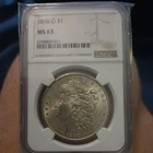 1898 O  Morgan Dollar NGC MS63