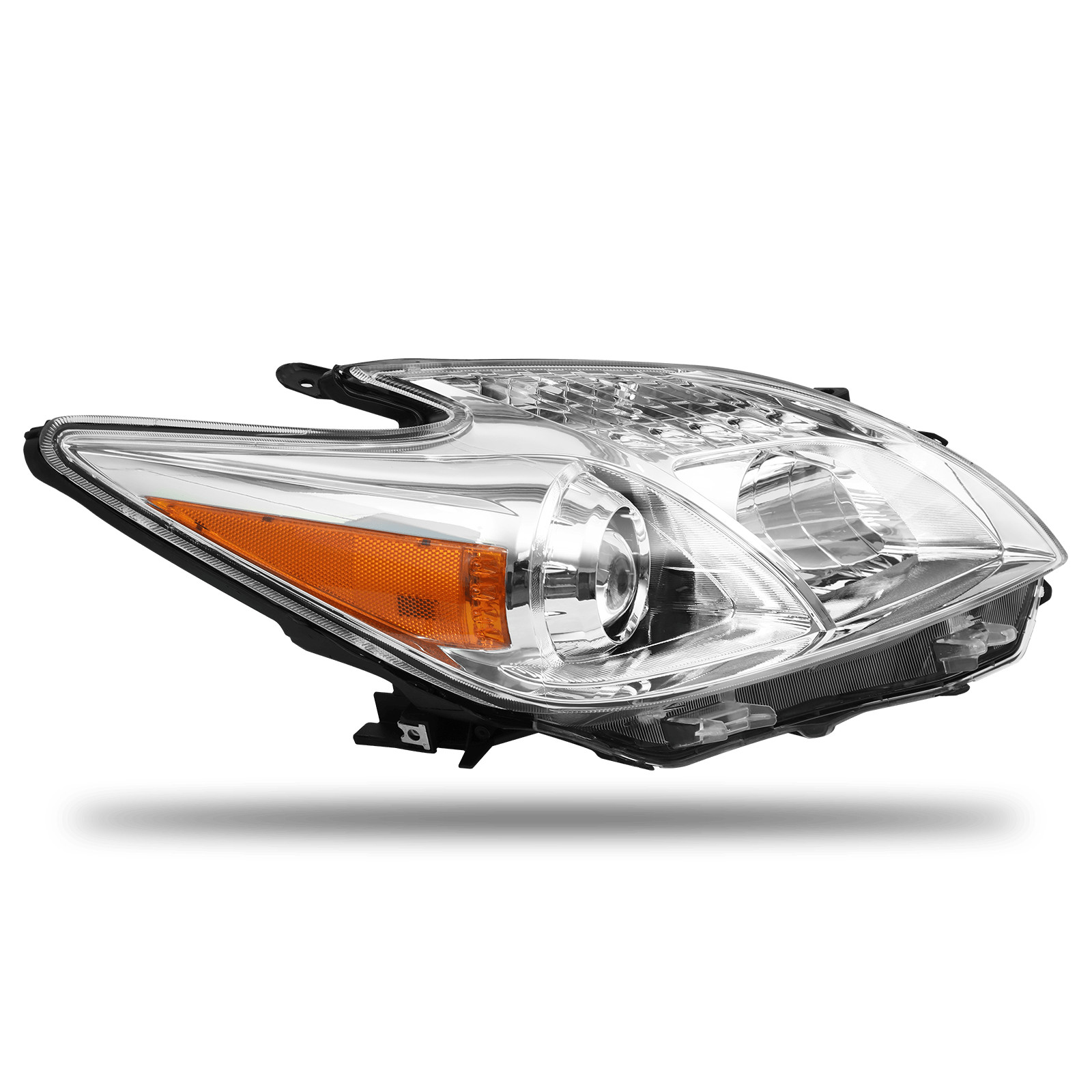 For 2010-2011 Toyota Prius Projector Headlights Halogen Headlamps Left & Right