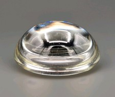 VTG Clear Glass Round Dome Magnifying Glass Paperweight 3"