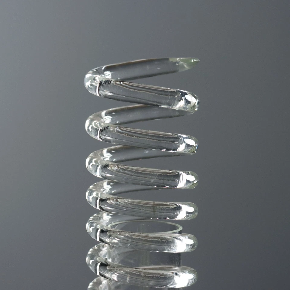 Vase Vintage Piero Fornasetti Verre Italie des Années 70 Original - Photo 3/4