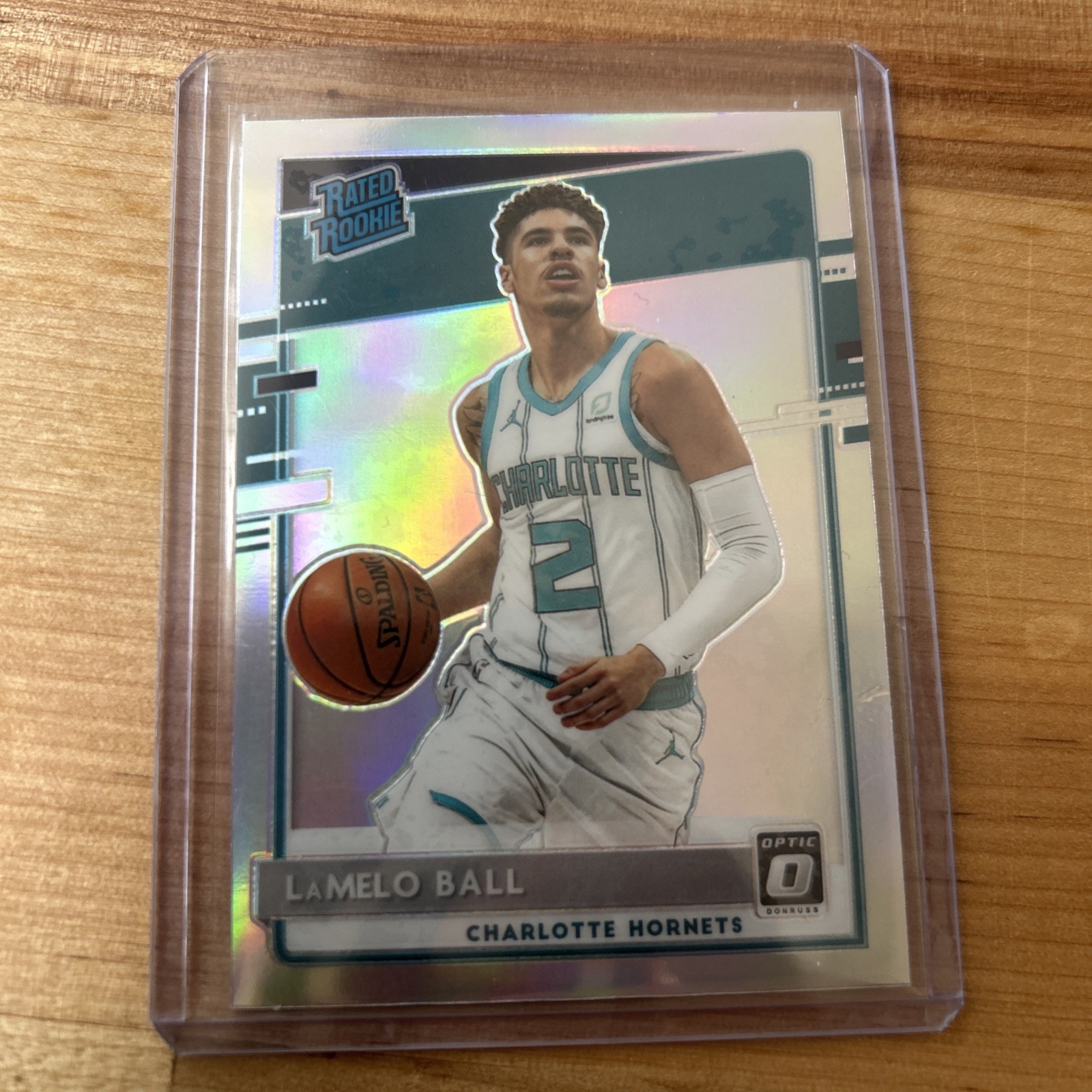 2020-21 Panini Donruss Optic - Rated Rookie LaMelo Ball #153 Holo Prizm (RC)