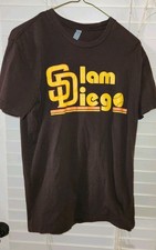 MLB San Diego Padres SLAM DIEGO Graphic T-shirt unisex adult SMALL