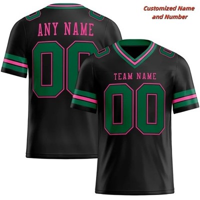 Individuelle American Football Trikots Team Name Nummer 13 Farben genäht Mesh Top