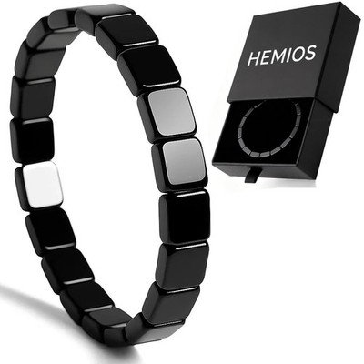 Hematite Bracelet Men - Reignites Masculine Energy, Natural Hematite Stone Be...