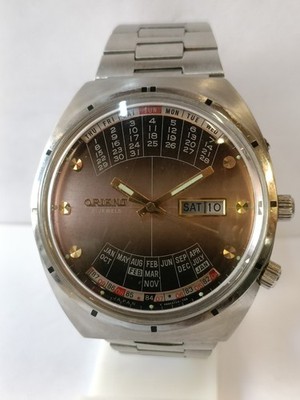 ORIENT PERPETUAL CALENDAR AUTOMATIC G469672-4C JAPAN MEN'S WORKING