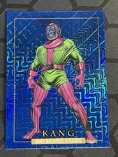 2024 SkyBox Marvel Masterpieces 92 Platinum Kang #44 Blue Traxx