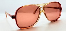 Vintage Darby Brown Translucent Pilot Sunglasses FRAMES ONLY Hong Kong