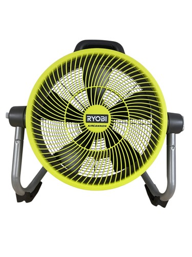 Broken - RYOBI ONE+ 18V Hybrid WHISPER SERIES 14 in. Air Cannon Fan (Tool Only)