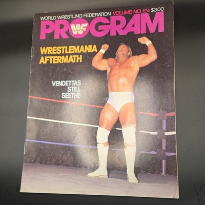 WWF 1985 Original Arena Program Vol 124 