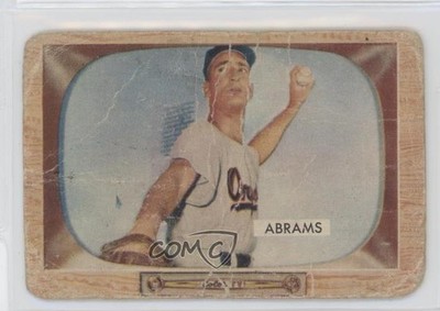 1955 Bowman Cal Abrams #55 0a1