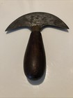 ANTIQUE C.S. Osbourne? Half Moon Round Head Knife  6” Leather Vintage Tool — photo 4