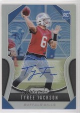 2019 Panini Prizm Rookies Silver Prizm Auto Tyree Jackson #321 Auto 05gp