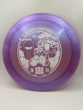 DYNAMIC DISCS PURPLE PEARLESCENT LUCID RAIDER WHITE 2024 STAMP DISC GOLF 173g