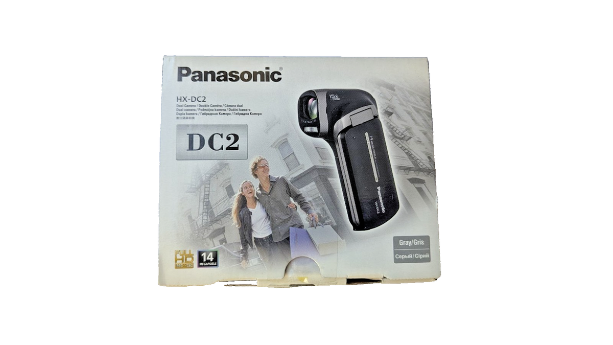 ビデオカメラ Panasonic HX-DC2 compact movie camera Panasonic Dual Camera Camcorder HX-DC2 14.3MP with 2 spare battery