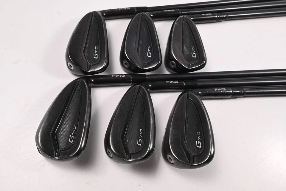 Ping G710 Irons / 5-PW / Black Dot / Senior Flex Ping ALTA CB Red AWT Shafts - Image 2 of 4
