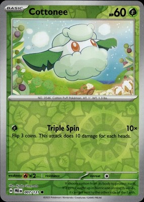 Pokemon TCG Cottonee SV: Prismatic Evolutions 007/131