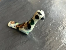 VINTAGE TONALA MEXICAN FOLK ART POTTERY BIRD-HAND PAINTED