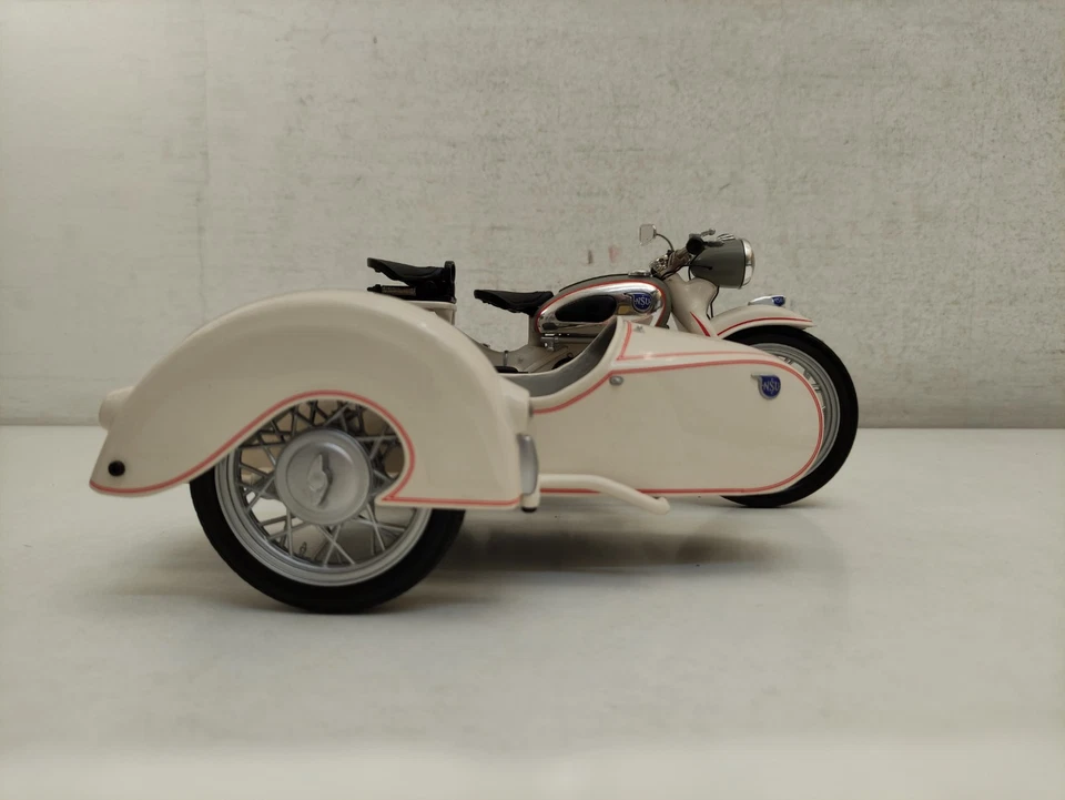 Schuco Modellino Side Car NSU Max Bianco Sidecar Scala 1/10-I20 - Immagine 3 di 4