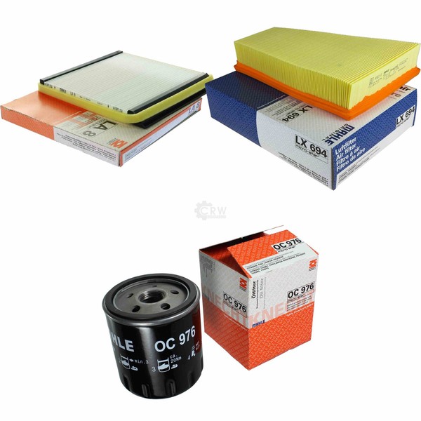 Mahle / Knecht Set Innenraumfilter LA 8 Luftfilter LX 694 ÖLfilter OC 976-image