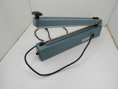 Uline H-963 16'' Impulse Poly Bag Sealer KF-400HC With Cutter