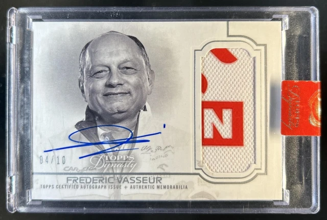 2020 Topps Dynasty F1 Frederic Vasseur Patch Auto Autograph #/10