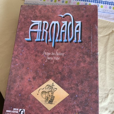 Armada Gesellschaftsspiel Jeux Descartes vollständig Strategiespiel Schiffe 1986